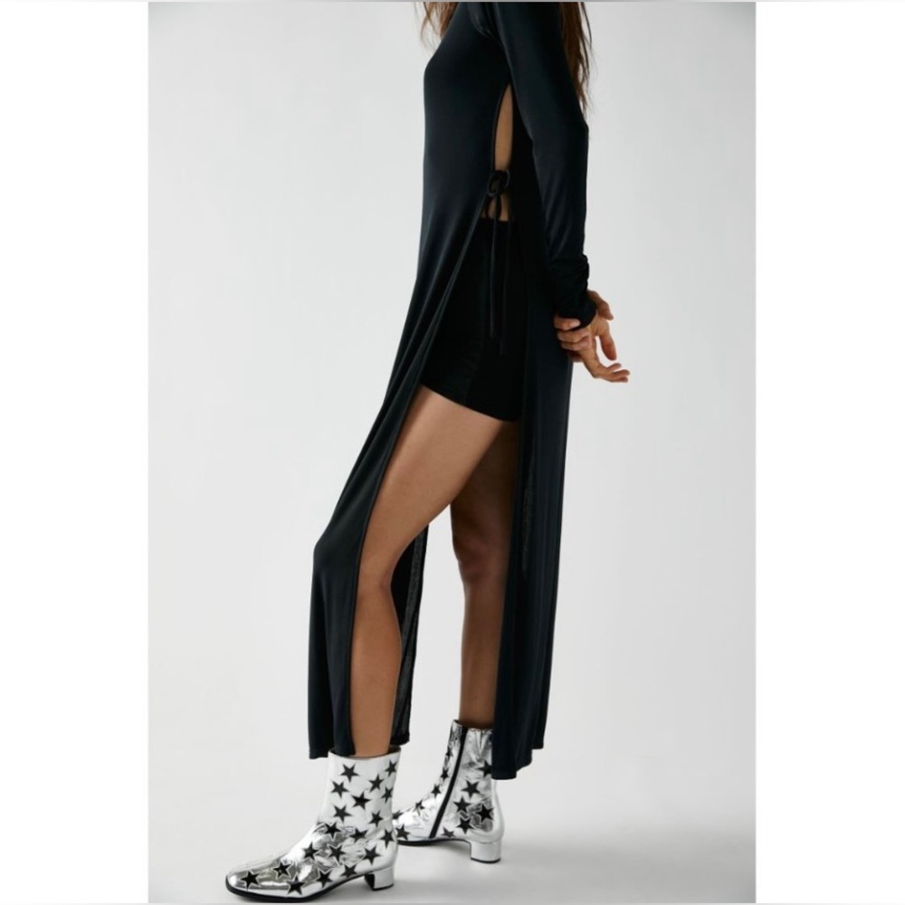 NWOT RARE GORGEOUS FREE PEOPLE 2 PEICE MAXI DRESS WITH SHORTS! - Picture 6 of 14